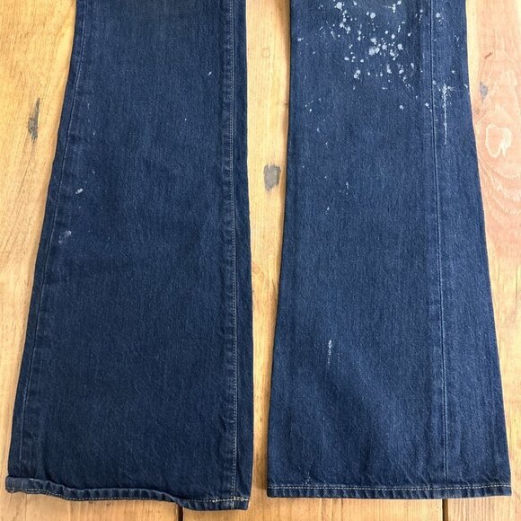 NEW Paper Denim & Cloth Jeans Spattered Artistic design Distressed Sz 25 - Picture 3 of 7